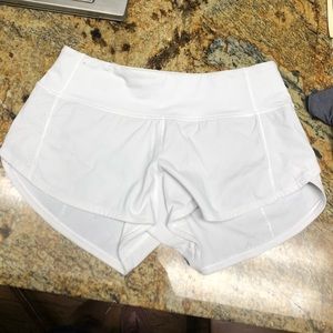 ON HOLD Lululemon speed up shorts size 2